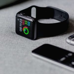 Black-colored Apple Watch